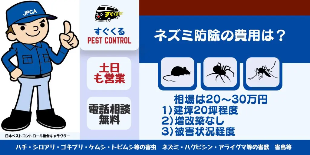 ネズミ駆除業者のトラブルに注意！ | すぐくる！総合リビングサービス