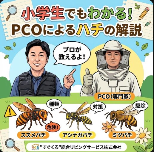 小学生でもわかる!PCOによるハチの解説