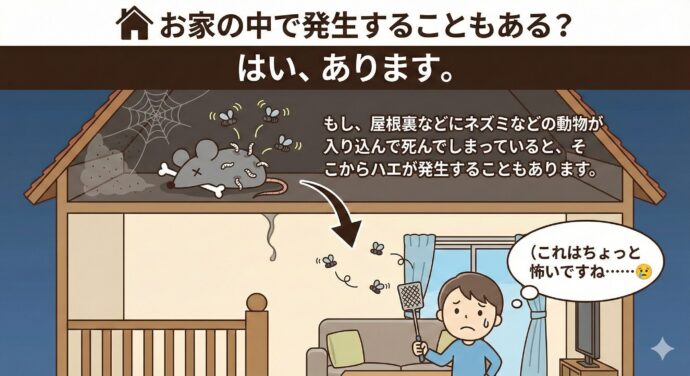 ハエ”すぐくる”