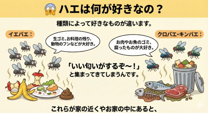 ハエ”すぐくる”