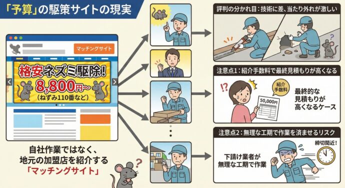 「格安」をうたう集客サイトの正体