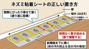 粘着シートの正しい使い方